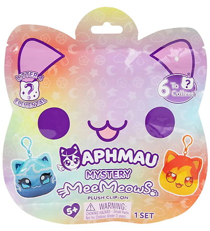 Aphmau Nøglering - Elemental Plush Clip-Ons In - Asst.