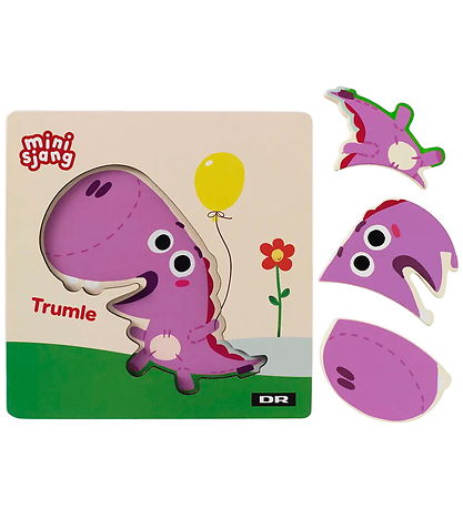 DR Træpuslespil - 3 Brikker - Trumle
