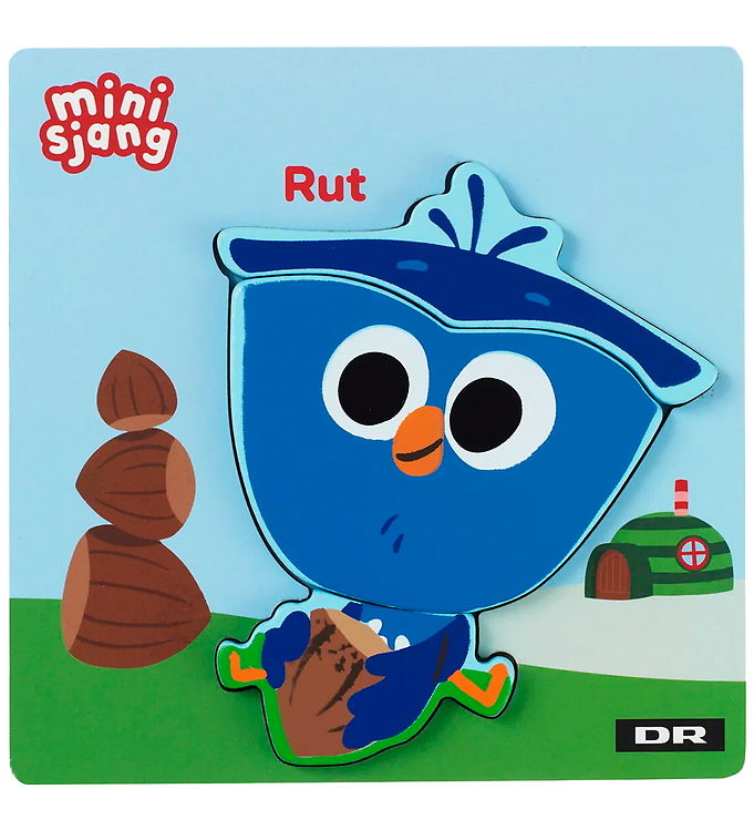 DR Træpuslespil - 3 Brikker - Rut