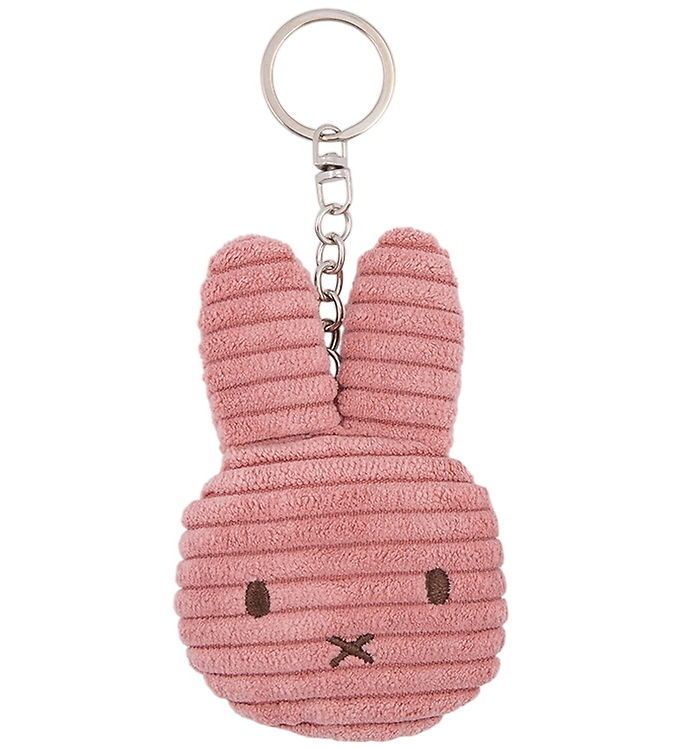Bon Ton Toys Nøglering - 10 cm - Miffy Flat ECO Corduroy - Dusty