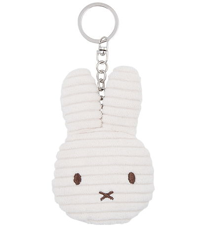 Bon Ton Toys Nøglering - 10 cm - Miffy Flat ECO Corduroy - Offwh