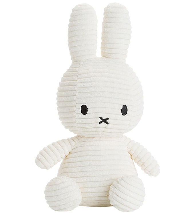 Bon Ton Toys Bamse - 23 cm - Miffy ECO Corduroy - Offwhite