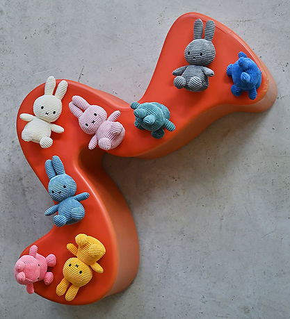 Bon Ton Toys Bamse - 23 cm - Miffy ECO Corduroy - Grey