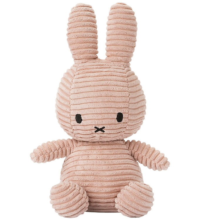 Bon Ton Toys Bamse - 23 cm - Miffy ECO Corduroy - Misty Rose