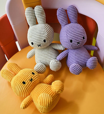 Bon Ton Toys Bamse - 23 cm - Miffy ECO Corduroy - Ltd. Edition D