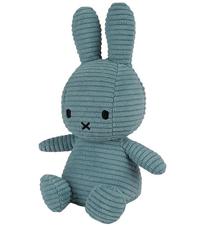 Bon Ton Toys Bamse - 23 cm - Miffy ECO Corduroy - Aviator Blue