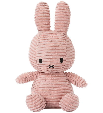Bon Ton Toys Bamse - 23 cm - Miffy ECO Corduroy - Pink