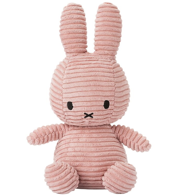 Bon Ton Toys Bamse - 23 cm - Miffy ECO Corduroy - Pink