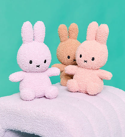 Bon Ton Toys Bamse - 23 cm - Miffy ECO Tiny Teddy - Lavender