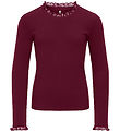 Kids Only Bluse - Rib - KogLeslie - Cabernet
