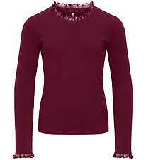 Kids Only Bluse - Rib - KogLeslie - Cabernet
