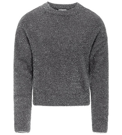 Kids Only Bluse - KogPiumo - Black/Silver Glitter