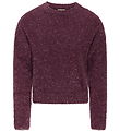 Kids Only Bluse - Strik - KogPiumo - Rose Wine/Rose Wine Glitter