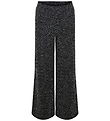 Kids Only Bukser - KogQueen - Black/Lurex Silver/Harlekin