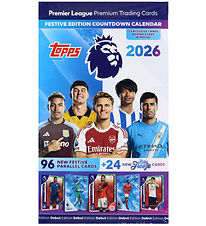 Fodboldkort Julekalender - Premier League 2025/26 - 24 Låger  Fodboldkort Julekalender - Premier League 2025/26 - 24 Låger