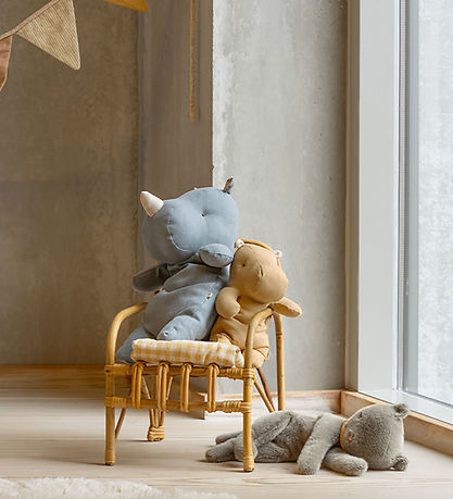 Maileg Soft Toy - Sleeping Killing I Plys - Medium+ - Grey Maileg Soft Toy - Sleeping Killing I Plys - Medium+ - Grey
