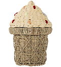 Bloomingville Kurv m. Låg - 28x41 cm - Cillie - Isvaffel