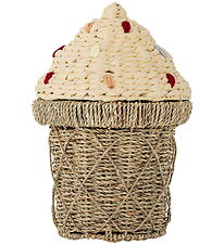 Bloomingville Kurv m. Låg - 28x41 cm - Cillie - Natur Bloomingville Kurv m. Låg - 28x41 cm - Cillie - Natur