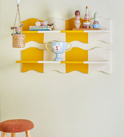 Bloomingville Hylde - 80 cm - Bubbi - Gultsribet Bloomingville Hylde - 80 cm - Bubbi - Gultsribet