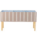 Bloomingville Bogkasse - Salam - 90 cm - Brun m. Striber