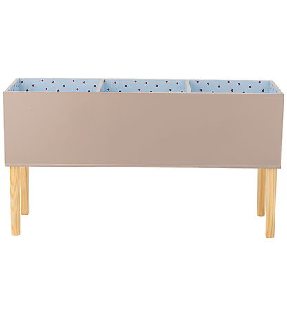 Bloomingville Bogkasse - Salam - 90 cm - Brun m. Striber Bloomingville Bogkasse - Salam - 90 cm - Brun m. Striber
