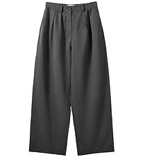 Sofie Schnoor Bukser - Malinasy - Dark Grey Striped