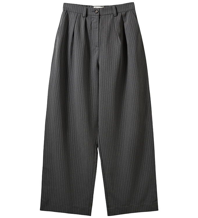 Sofie Schnoor Malinasy Bukser - Dark Grey Striped