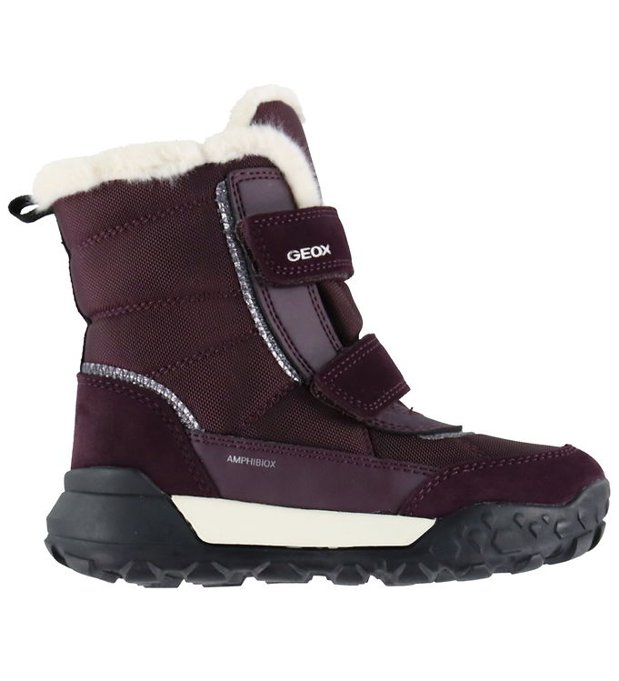 Geox Vinterstøvler - Tex - J Trekkyup B ABX - Dk Burgundy