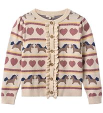Fliink Cardigan - Strik - Viskoseblanding - Kino - Sandshell Fliink Cardigan - Strik - Viskoseblanding - Kino - Sandshell