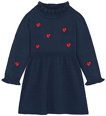 Fliink Kjole - Strik - Viskoseblanding - Benna - Insignia Blue