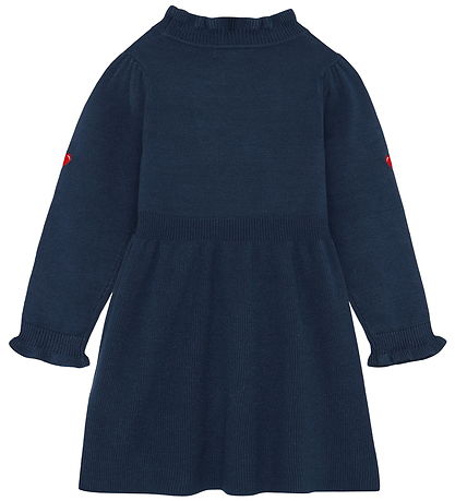 Fliink Kjole - Strik - Viskoseblanding - Benna - Insignia Blue
