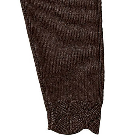 Fliink Bukser - Strik - Viskoseblanding - Alilly - Coffee Bean