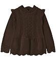 Fliink Bluse - Strik - Viskoseblanding - Alilly - Coffee Bean