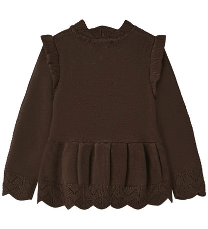 Fliink Bluse - Strik - Viskoseblanding - Alilly - Coffee Bean