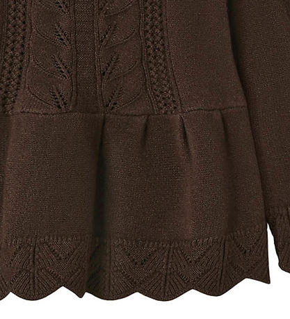 Fliink Bluse - Strik - Viskoseblanding - Alilly - Coffee Bean
