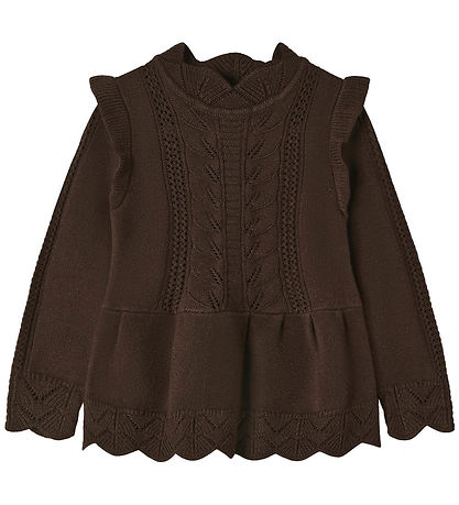 Fliink Bluse - Strik - Viskoseblanding - Alilly - Coffee Bean