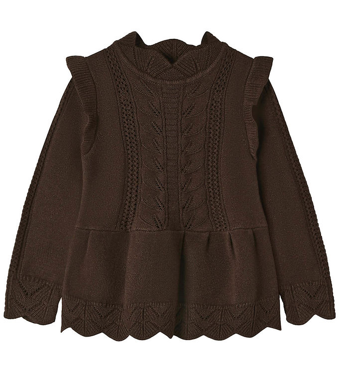 Fliink Bluse - Strik - Viskoseblanding - Alilly - Coffee Bean
