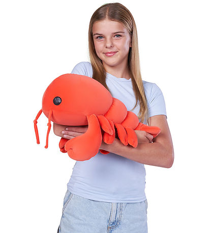 Hug A Lumps Bamse m. Tyngde - Lobster - Lenny