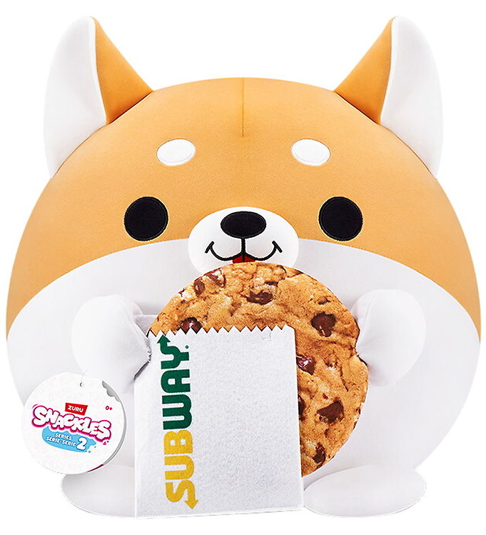 Snackles Bamse - 35 cm - Shaun m. Subway cookie