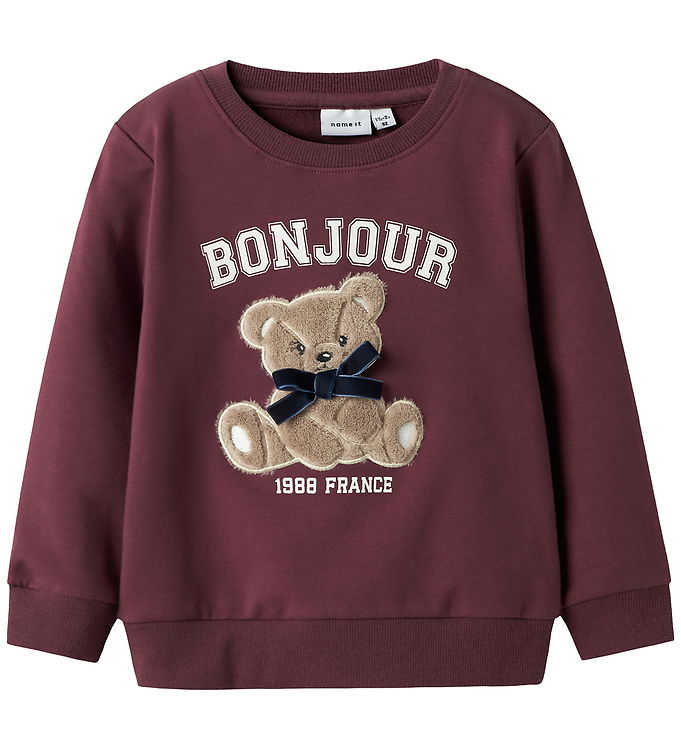 Name It Sweatshirt - NmfRear - Burgundy
