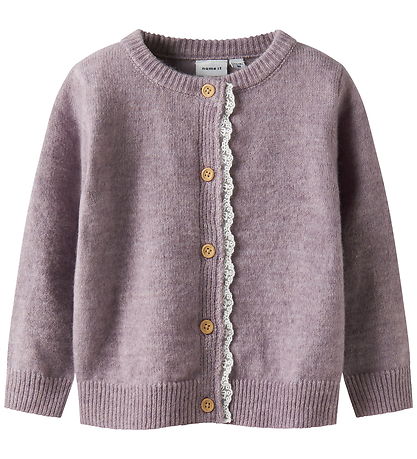 Name It Cardigan - Strik - NmfRikimmi - Keepsake Lilac