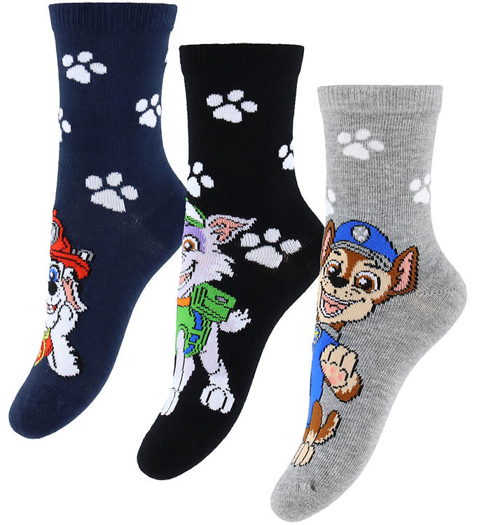 Name It Strømper - NmmNaveen - 3-pak - Paw Patrol - Navy Blazer/