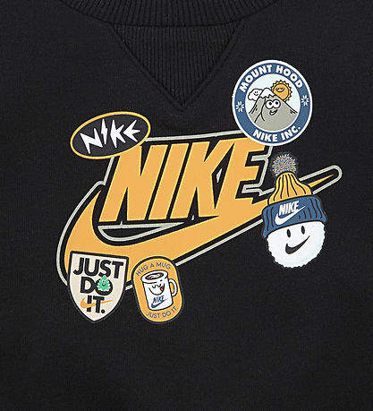 Nike Sweatsæt  - Fleece - Black