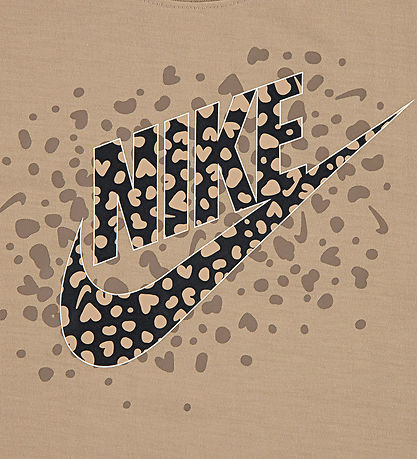 Nike Sæt - Vest/Bukser/Bluse - Sort/Leopard Nike Sæt - Vest/Bukser/Bluse - Sort/Leopard