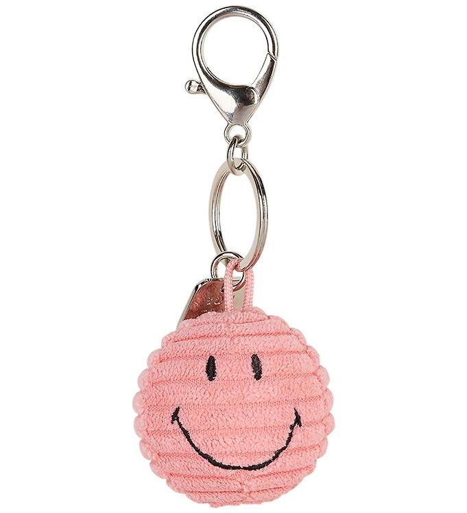Bon Ton Toys Nøglering - 4,5 cm - Smiley Keychain ECO Corduroy -
