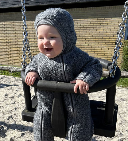 Smallstuff - Køredragt m. Lynlås - Grey Melange