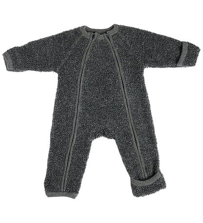 Smallstuff - Køredragt m. Lynlås - Grey Melange