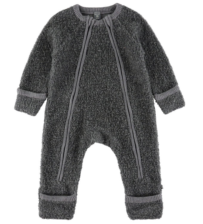 Smallstuff Køredragt m. Lynlås - Grey Melange