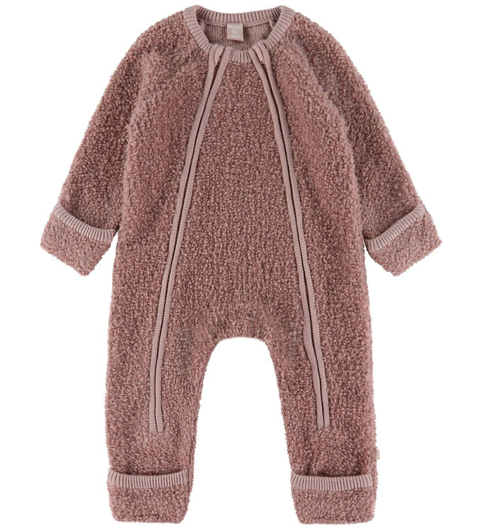 smallstuff Køredragt m. Lynlås - Uld - Rose