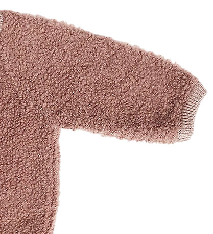 Smallstuff Cardigan m. Lynlås - Uld - Rose